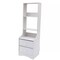 Modern Nightstand Storage Table Organizer w/ 2 Drawers For Bedroom Living Room